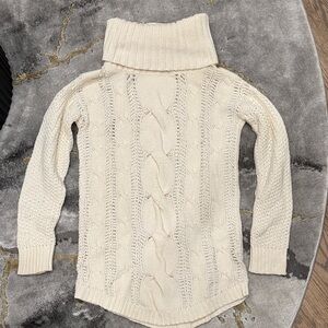 Cozy Theory cable knit sweater dress with turtleneck- size: small (worn once)